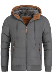 Bomberjacke ''''Adeline'''' cognac / dunkelgrau