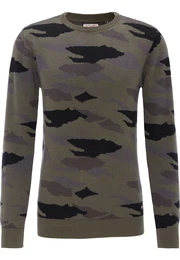Petrol Industries Pullover khaki / tanne