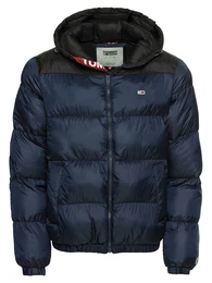 Steppjacke dunkelblau / schwarz