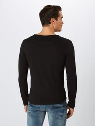 Key Largo Langarmshirt CHEESE schwarz