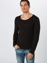 Key Largo Langarmshirt CHEESE schwarz