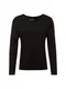Key Largo Langarmshirt ''''Mls Cheese'''' schwarz