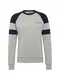 JACK & JONES Sweatshirt JORFRED SWEAT CREW NECK nachtblau / hellgrau