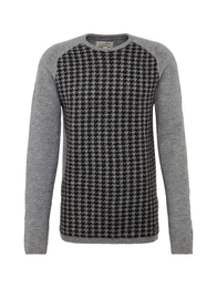 TOM TAILOR DENIM Pullover grau / anthrazit