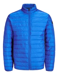 JACK & JONES Steppjacke JCOBOOM TWIST PUFFER COLLAR blau