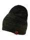Bickley + Mitchell Beanie mit Labelpatch grün / schwarz