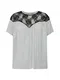 ONLY Tričko ''''onlNEWMOSTER S/S TOP JRS''''  světle šedá / černá