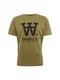 WOOD WOOD Shirt ''''Ace'''' grün / schwarz