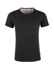 Q/S Designed By T-Shirt bordeaux / schwarzmeliert