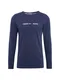 Tommy Jeans Langarmshirt TJM SMALL TEXT LONGSLEEVE dunkelblau