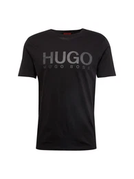 HUGO Shirt Dolive grau / schwarz