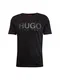HUGO Shirt Dolive grau / schwarz