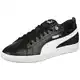 PUMA Niske tenisice  crna / bijela