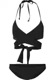 Černé Zavinovací Bikiny image