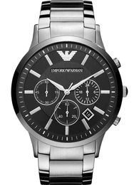 Emporio Armani Chronograph AR2460 anthrazit / silber