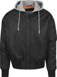 Jacke orange / schwarz / graumeliert