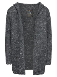 Strickjacke dunkelgrau