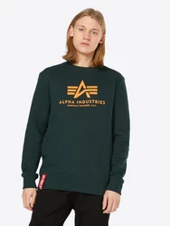 ALPHA INDUSTRIES Sweatshirt tanne/mandarine/rot/wei
