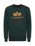 ALPHA INDUSTRIES Sweatshirt tanne/mandarine/rot/wei