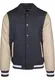Urban Classics Jacket beige / schwarz / weiß