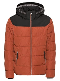 TOM TAILOR Jacken dunkelorange / schwarz