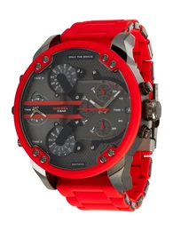 Uhr ''''DZ7370'''' rot / schwarz