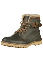 Schnürboots graphit / braun