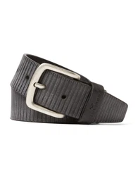 TOM TAILOR Gürtel schwarz / silber