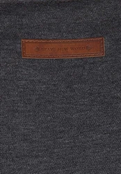 naketano Sweatshirt Kapuzenpullover braun/anthrazit/weiß