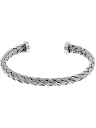 C-Collection Herrenarmreif silber