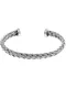 C-Collection Herrenarmreif silber