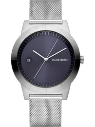 JACOB JENSEN Herrenuhr silber