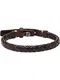 FOSSIL Armband braun / schwarz