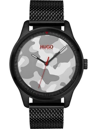 Uhr ''''Move Casual'''' grau / hellgrau / rot / schwarz / weiß