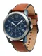 FOSSIL Uhr 'Grant FS5151' ultramarinblau / ocker / silber