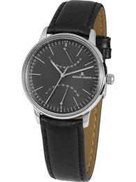 Jacques Lemans Uhr ''''Retro Classic N-218A'''' schwarz / silber