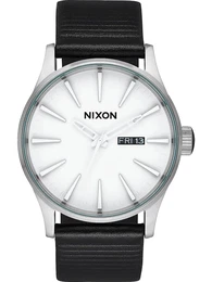 Nixon Armbanduhr schwarz / silber