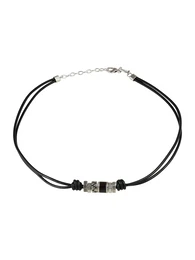 Kette schwarz / silber