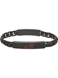 Emporio Armani Armband schwarz