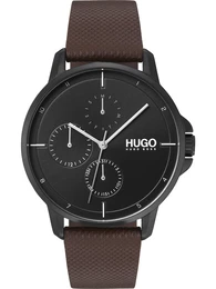 Uhr ''''Focus'''' kastanienbraun / schwarz