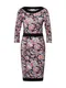 ABOUT YOU Šaty ''Isabella Dress''  modrá / červená / černá