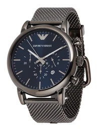 Uhr blau / silber