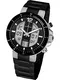 Jacques Lemans Uhr ''''Milano'''' schwarz / silber