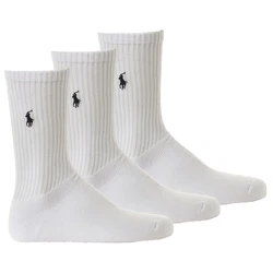 Polo Ralph Lauren Wäsche 'CREW W/PP-CREW-3 PACK' Socken weiß
