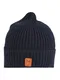 KnowledgeCotton Apparel Mütze ''''Ribbing'''' dunkelblau