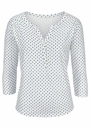 Bluza tamno plava / bijela