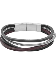 Armband kastanienbraun / schwarz / grau