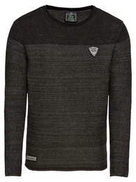 Pullover ''''MST UNIVERSE round'''' oliv / schwarz