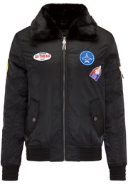 MO Jacke blau / rot / schwarz / weiß
