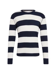 Shirt ''''V-STRIPE THERMAL'''' navy / weiß